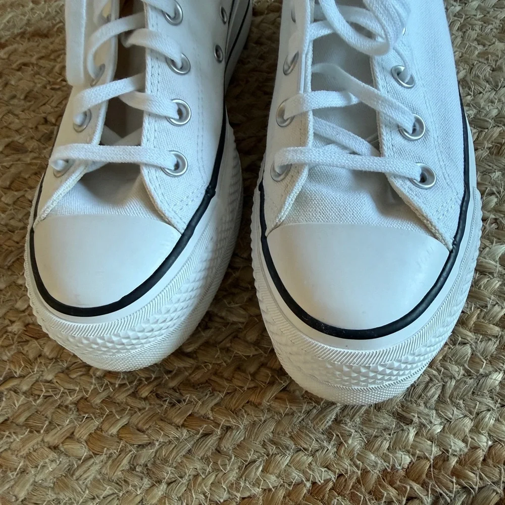 Converse Classic White Canvas High-Tops - Picture 4 of 10